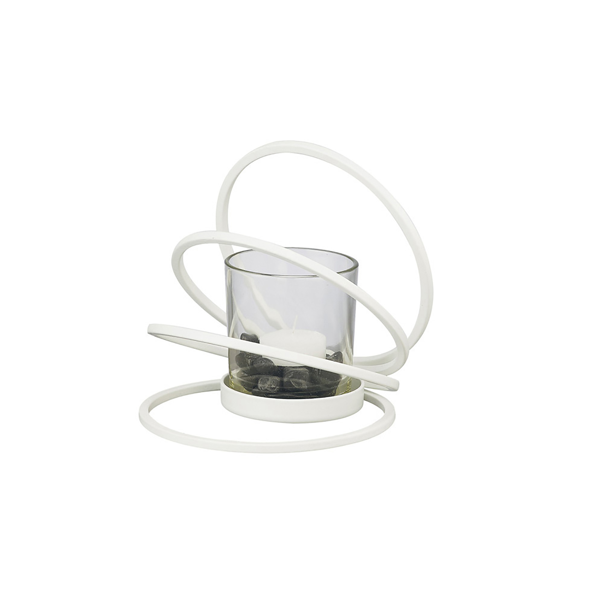 IL70701  Oreo Candle Holder 4 Ring Small
